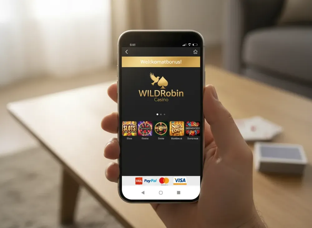 Wildrobin review voor casino spellen en betaalopties