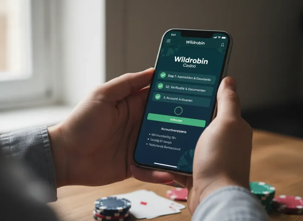 Wildrobin casino sign up stappen en accountvereisten