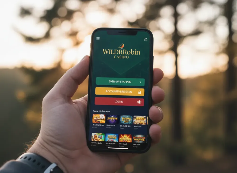 Wildrobin casino sign up stappen en accountvereisten